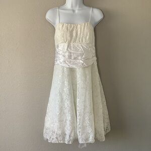 Vintage Y2K Coquette Angelcore Holiday Party Formal Sequin Babydoll Dress XL